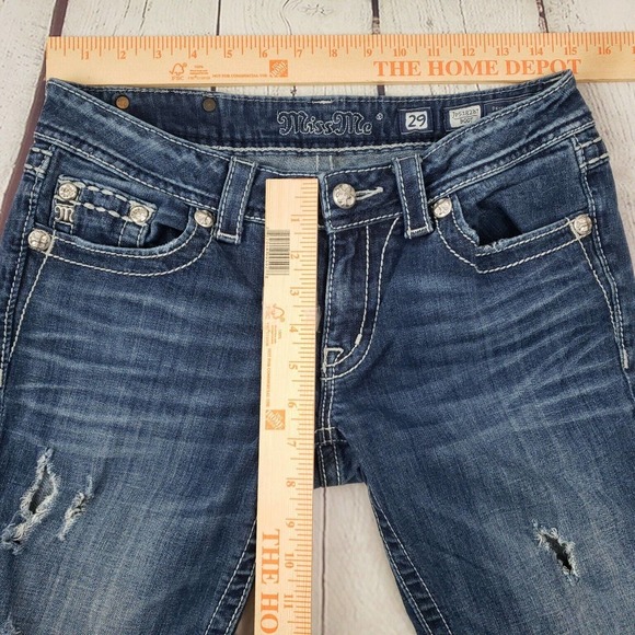 Womens‎ Miss Me JP5182B7 Boot Jeans! Size 29x34 - Picture 10 of 13